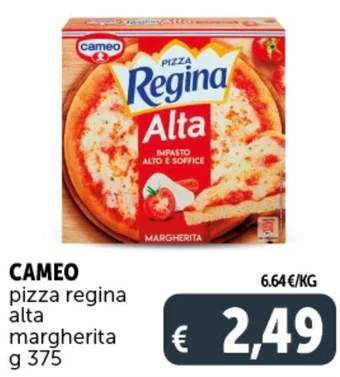 Deco Supermercati CAMEO pizza regina alta margherita g 375 offerta