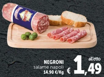 Deco Supermercati NEGRONI salame napoli offerta
