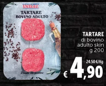 Deco Supermercati TARTARE di bovino adulto skin g 200 offerta