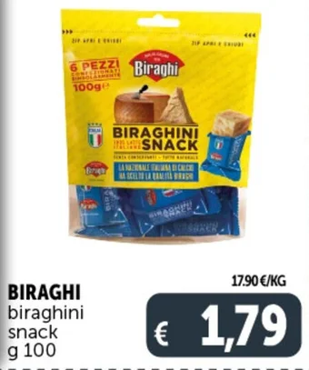 Deco Supermercati BIRAGHI biraghini snack g 100 offerta