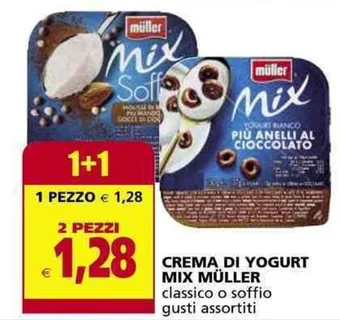 Il Gigante CREMA DI YOGURT MIX MÜLLER classico o soffio gusti assortiti offerta