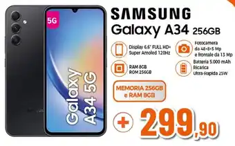 SAMSUNG Galaxy A34 256GB
