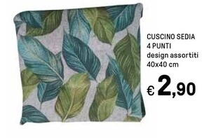 Iper La Grande Cuscino sedia 4 punti offerta