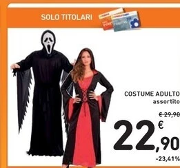 Spazio Conad Costume adulto offerta