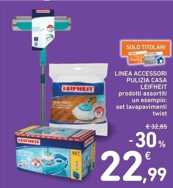 Spazio Conad Leifheit linea accessori pulizia casa offerta