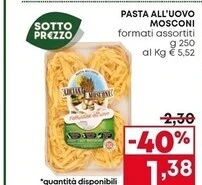 Mosconi pasta all'uovo