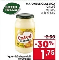 Pam Calvè maionese classica offerta