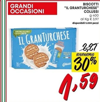 Pam Colussi biscotti il granturchese offerta
