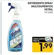 Pam Vetril detergente spray multisuperfice offerta