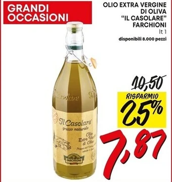 Pam Farchioni olio extra vergine di oliva il casolare offerta