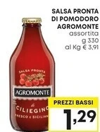 Agromonte salsa pronta di pomodoro