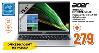acer NOTEBOOK ASPIRE1A11532C64E
