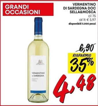Pam Sella & mosca vermentino di sardegna doc offerta