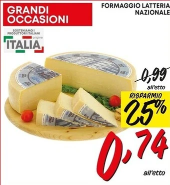 Pam Formaggio latteria nazionale offerta
