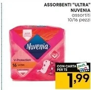 Pam Nuvenia assorbenti ultra offerta