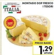 Pam I tesori montasio dop fresco offerta