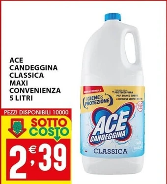 Sisa Ace candeggina classica maxi convenienza offerta