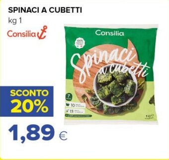 Tigre SPINACI A CUBETTI kg 1 Consilia offerta