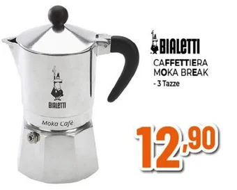BIALETTI CAFFETTIERA MOKA BREAK -3 Tazze
