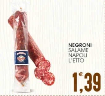 SpesAmica NEGRONI SALAME NAPOLI L'ETTO offerta