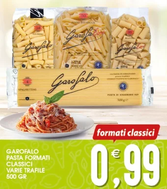 SpesAmica GAROFALO PASTA FORMATI CLASSICI VARIE TRAFILE 500 GR offerta