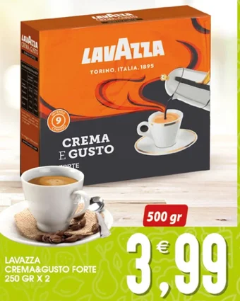 SpesAmica LAVAZZA CREMA&GUSTO FORTE 250 GR X 2 offerta