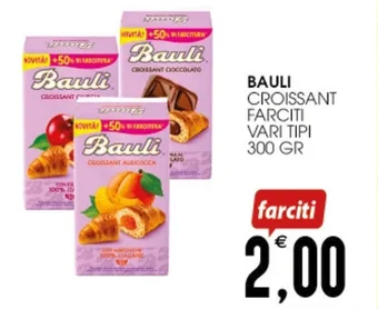 SpesAmica BAULI CROISSANT FARCITI VARI TIPI 300 GR offerta