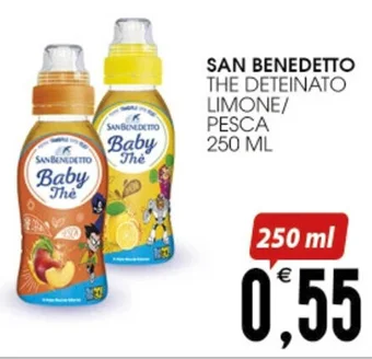 SpesAmica SAN BENEDETTO THE DETEINATO LIMONE/ PESCA 250 ML offerta