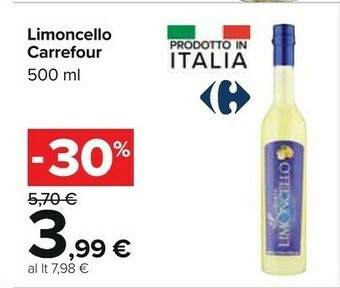 Carrefour Limoncello offerta