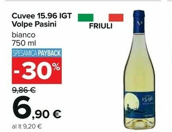 Carrefour Pasini Vino bianco offerta