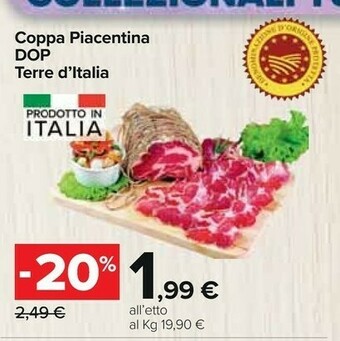 Carrefour Terre d'Italia Salumi offerta