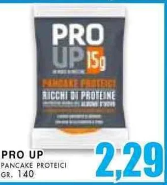 La Mimosa Supermercati PRO UP PANCAKE PROTEICI GR. 140 offerta