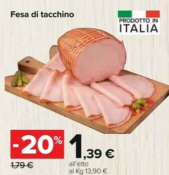 Carrefour Fesa di tacchino offerta