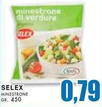 La Mimosa Supermercati SELEX MINESTRONE GR. 450 offerta