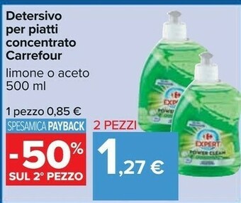 Carrefour Detersivo piatti offerta