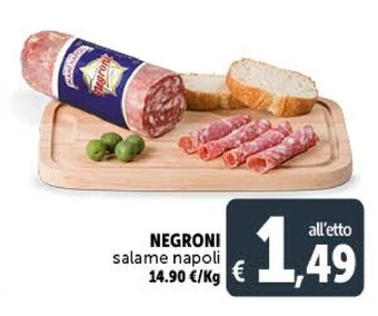 Gourmet Déco Negroni salame napoli offerta
