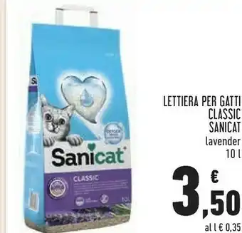 Conad Superstore Sanicat Lettiera Per Gatti Classic offerta