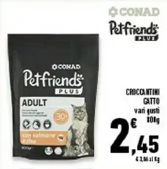 Conad Superstore Conad Pet Friends Croccantini Gatto offerta