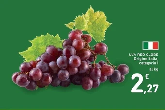 Spazio Conad Uva red globe offerta