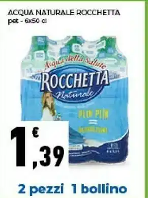 Conad City Rocchetta Acqua Della Salute Naturale 500 G(ml) offerta