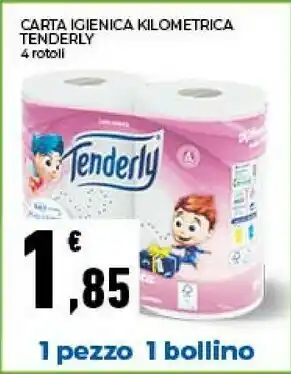 Conad City Tenderly Carta Igienica Kilometrica offerta