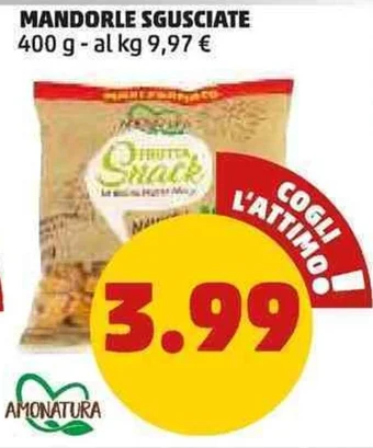 PENNY MANDORLE SGUSCIATE 400 g offerta