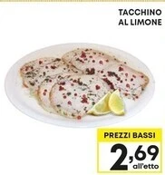 Pam Tacchino al limone offerta