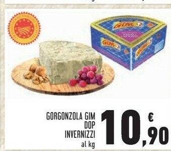 Conad Invernizzi Gorgonzola Gim Dop offerta