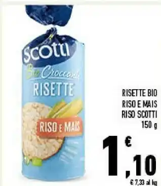 Conad Riso Scotti - Risette Riso E Mais Biologiche offerta