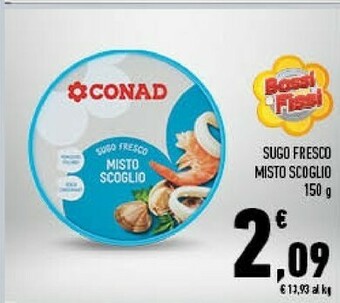 Conad Conad - Misto Scoglio Sugo Fresco 150 G(ml) offerta