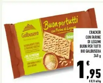 Conad Galbusera Buon Per Tutti Con Farine Di Legumi Biologici offerta