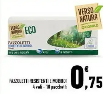 Conad Conad Fazzoletti Resistenti E Morbidi offerta