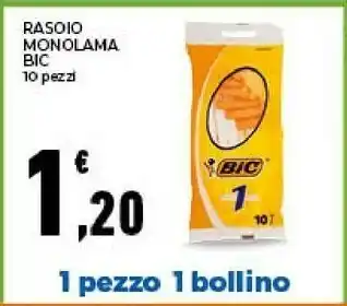 Conad Bic Rasoio Monolama offerta