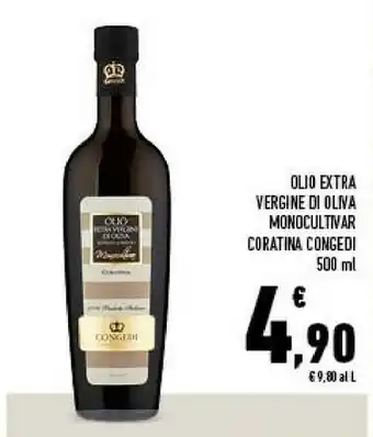 Conad Coratina Congedi Olio Extra Vergine Di Oliva offerta